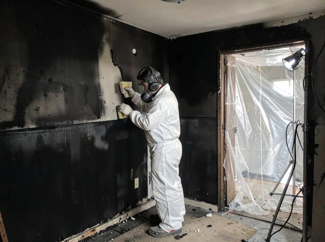 Fire Damage Restoration company in Comins, MI